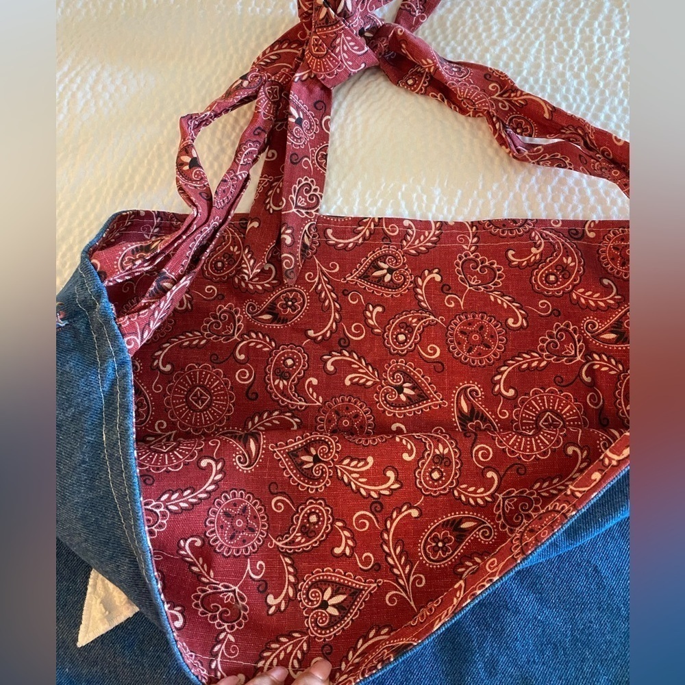 Denim tote/hobo bag large - Picture 4 of 4